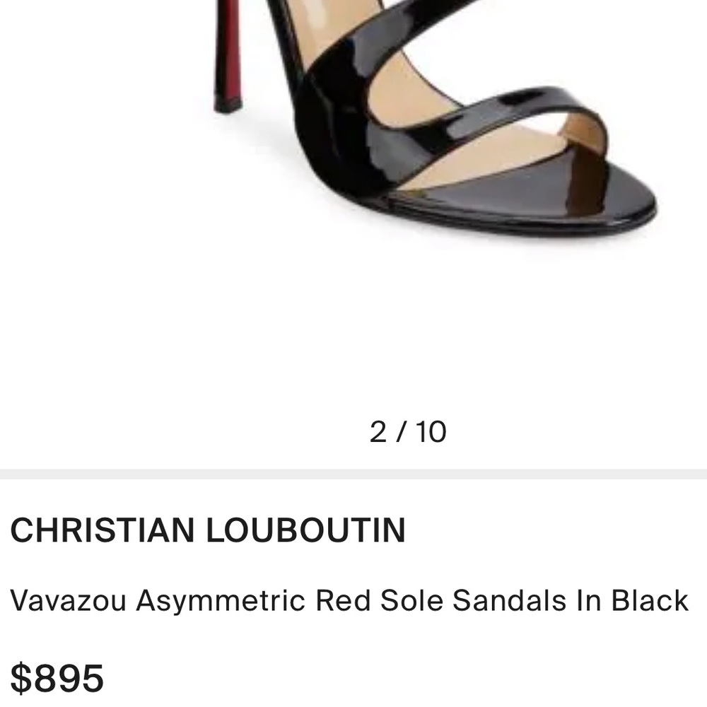 New CHRISTIAN LOUBOUTIN
Vavazou Asymmetric Sandals - Picture 2 of 14